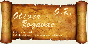 Oliver Rogavac vizit kartica